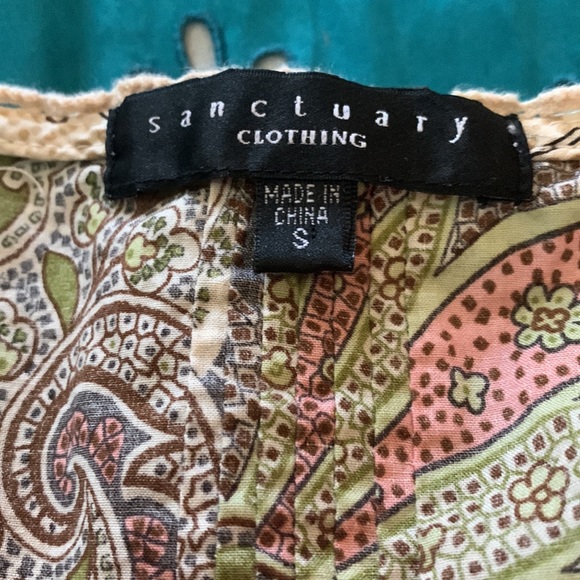 Sanctuary S/M boheme gypsy hippy blouse nearly new - Picture 5 of 6